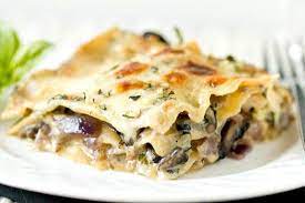 Mushroom lasagne